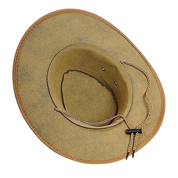 Bskifnn Unisex Western Beach Cowboy (Beige) at Amazon Men's